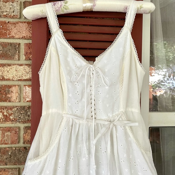 🐇Beautiful🐇Gunne Sax Delicate Eyelet Lace Princess CottageCore👰Prom Dress(9)✨ - Picture 7 of 13